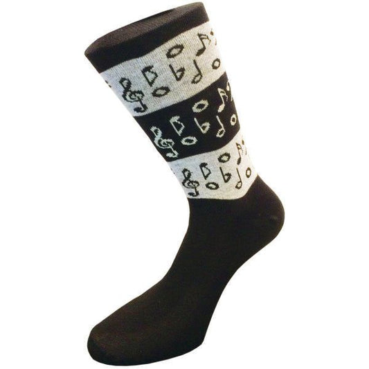 Music Notes Socks Size 6-11