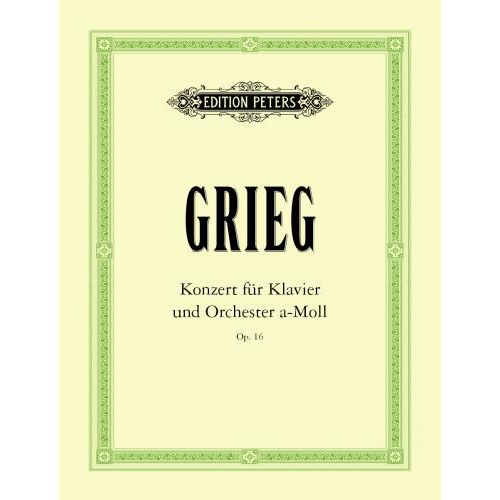 Grieg, Edvard: Concerto in A minor Op. 16, Arranged for piano, simplified and abridged