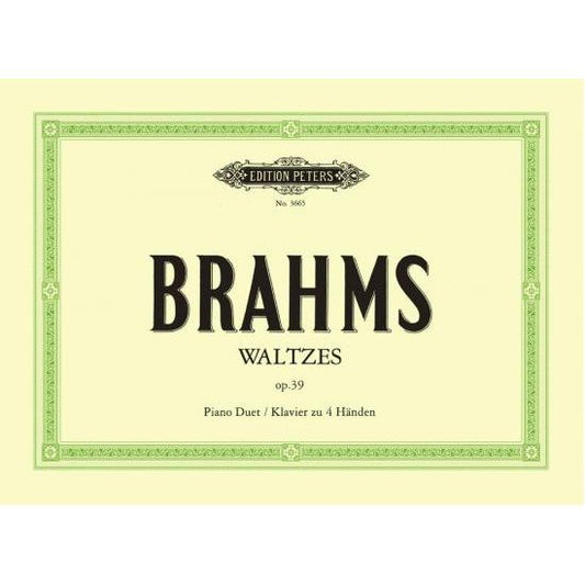 Brahms, Johannes: Waltzes Op. 39