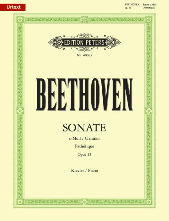 Beethoven, Ludwig van: Piano Sonata No. 8 in C minor  Op. 13 “Pathetique”