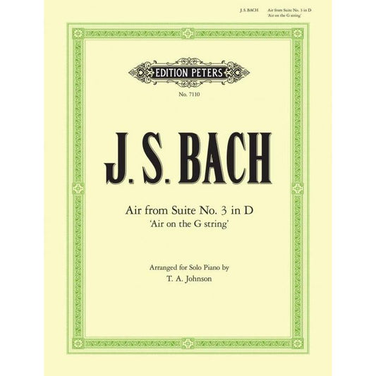 Bach, Johann Sebastian: Air in D from the Orchestral Suite No. 3 BWV 1068
