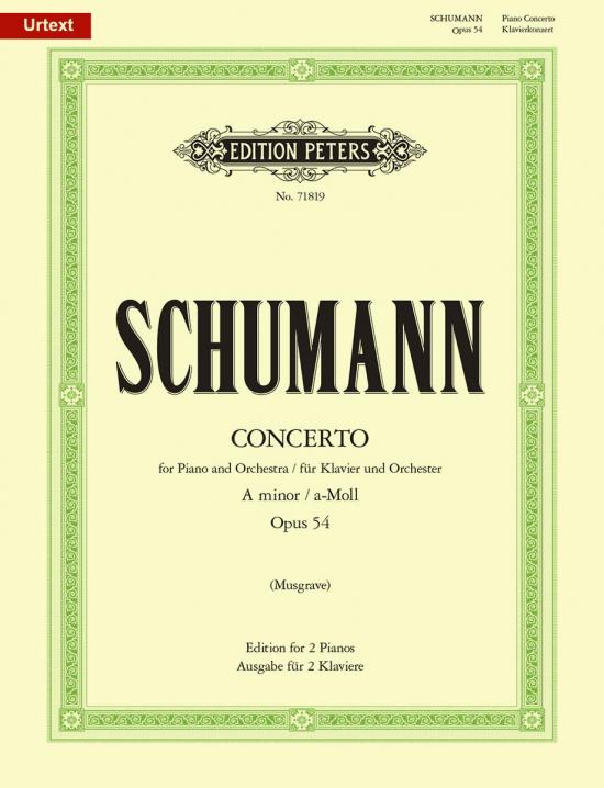 Schumann, Robert: Piano Concerto in A minor Op. 54
