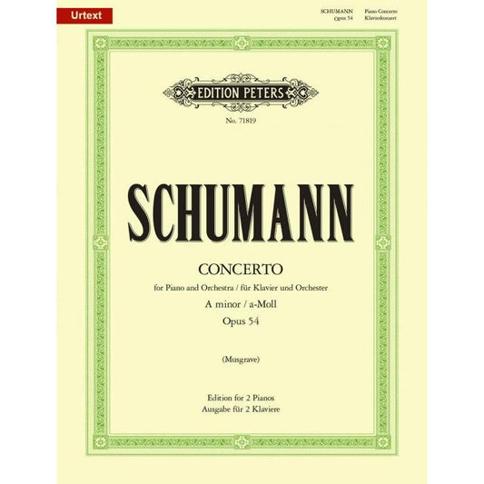 Schumann, Robert: Piano Concerto in A minor Op. 54