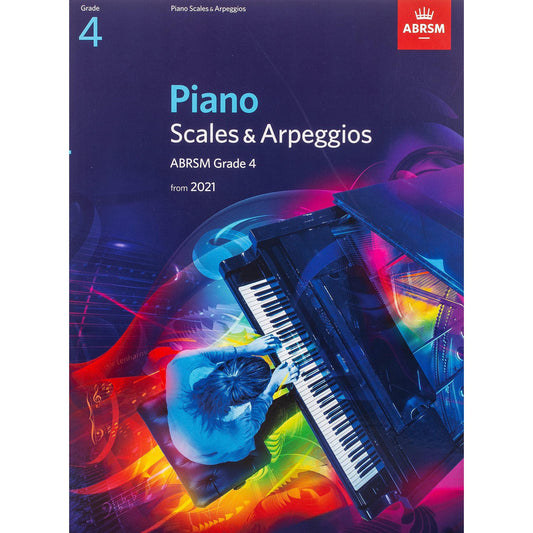 ABRSM Piano Scales & Arpeggios from 2021 Grade 4