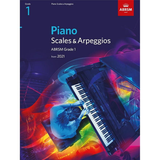 ABRSM Piano Scales & Arpeggios from 2021 Grade 1