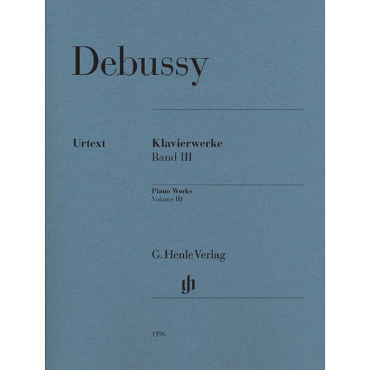 Debussy, Claude: Piano Works Volume III