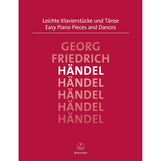 Handel, George Frideric: Easy Piano Pieces and Dances.