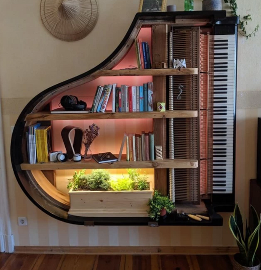 Amazing Ways To Upcycle Old Pianos
