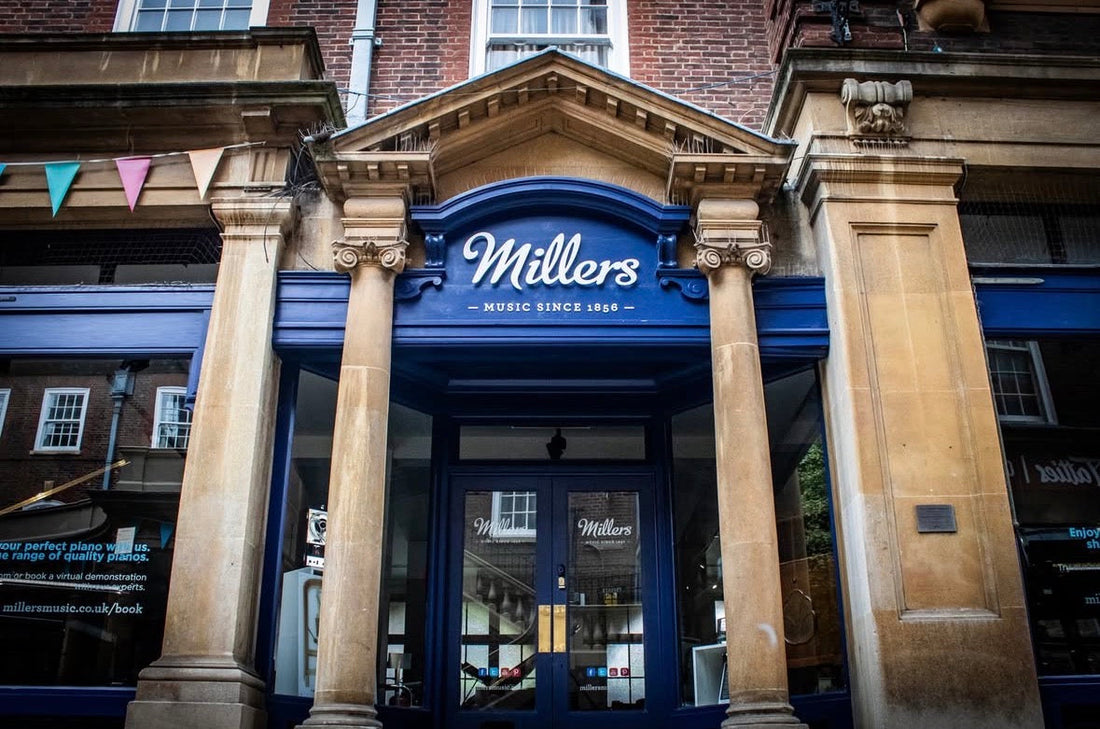Millers Music Cambridge Storefront