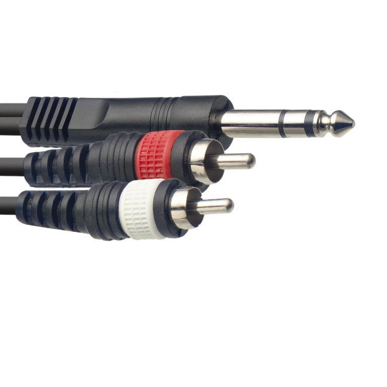 Stagg Y-Cable (Jack-RCA), 3m (10