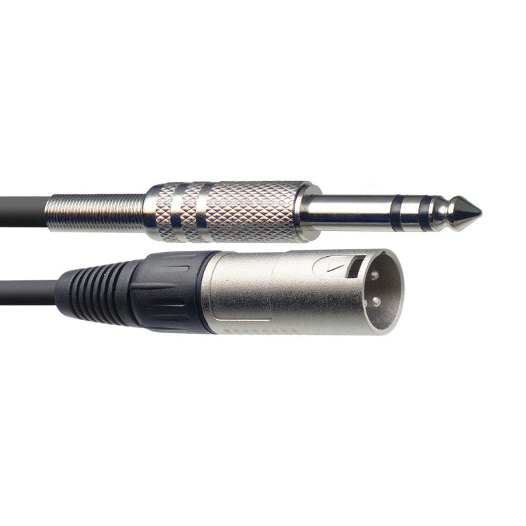 Stagg Audio Cable XLR(m)-to-Jack(m), 1m (3