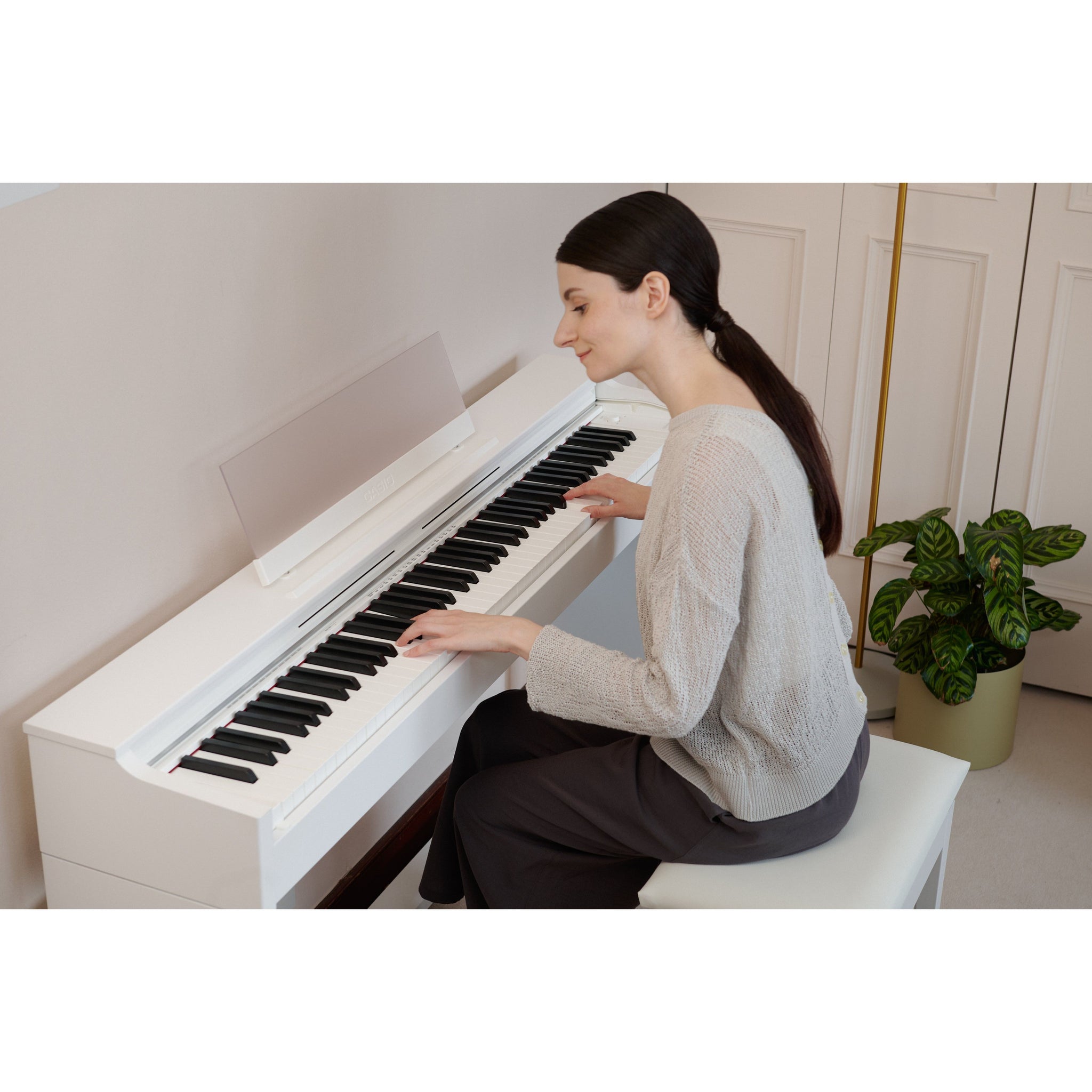 Casio APS200W Satin White Celviano Digital Piano (Demo Model)