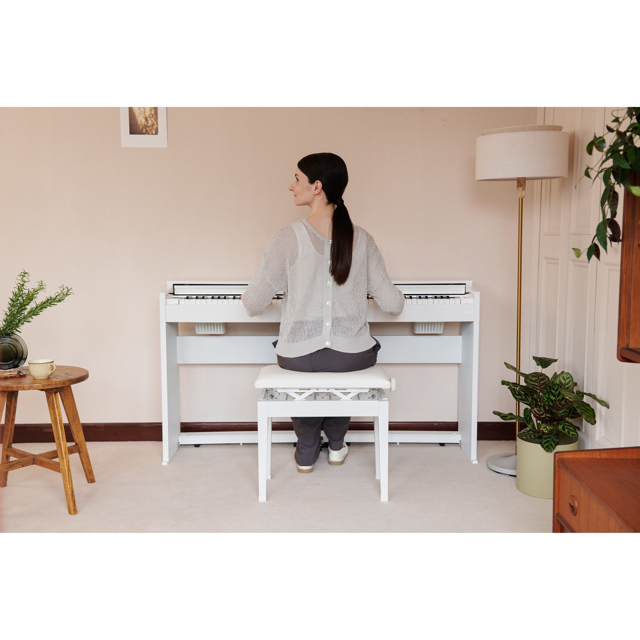 Casio APS200W Satin White Celviano Digital Piano (Demo Model)