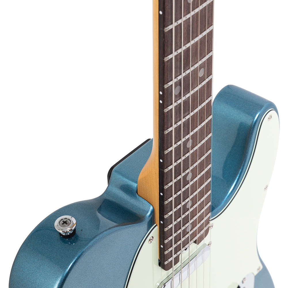 Crafter Charlote T Electric Guitar, Lake Placid Blue