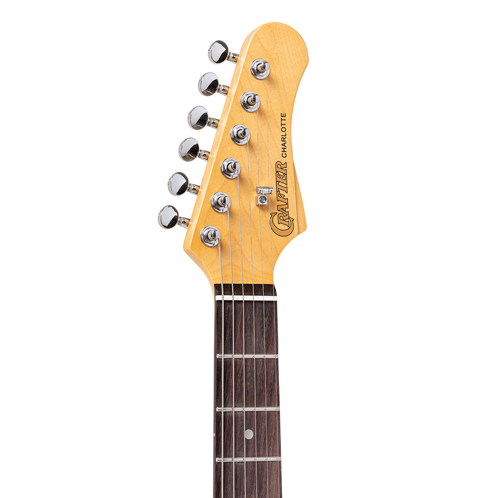 Crafter Charlote T Electric Guitar, Lake Placid Blue