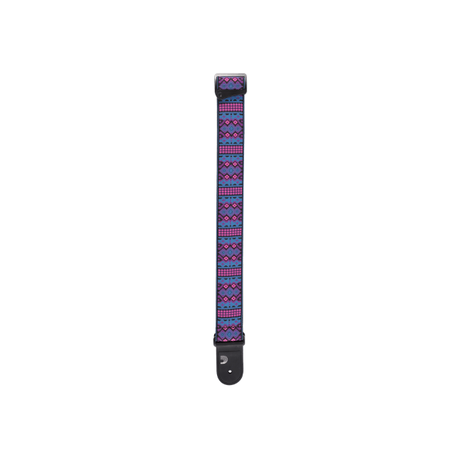 D'Addario Eco Persian Woven Guitar Strap, Outrun/Aztec