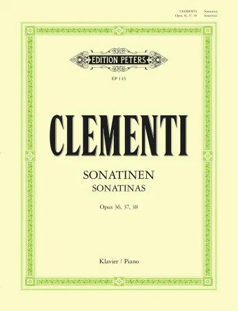 Clementi, Muzio: Complete Sonatinas Op.36, 37, 38