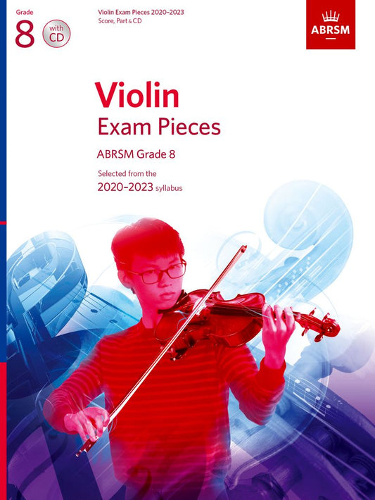 ABRSM Violin Exam Pieces 2020-2023, ABRSM Grade 8, Score, Part & CD