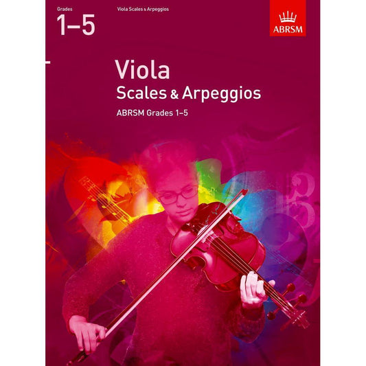 ABRSM Viola Scales & Arpeggios, ABRSM Grades 1-5