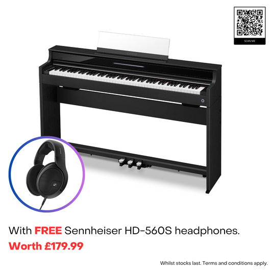 Casio Celviano APS450 Home Digital Piano with FREE Sennheiser HP-560 Headphones worth £179