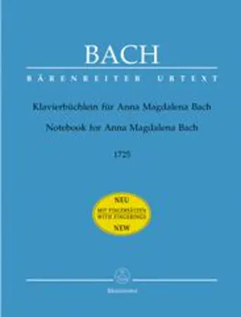 Bach, Johann Sebastian: Notebook Anna Magdalena Pno PBK Fingered