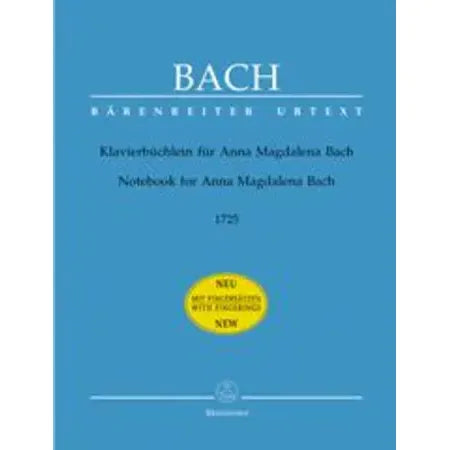 Bach, Johann Sebastian: Notebook Anna Magdalena Pno PBK Fingered