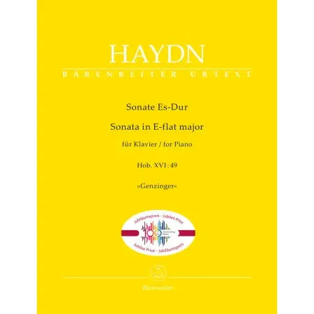 Haydn, Joseph: Sonata E-flat Hob.XVI:49 Piano