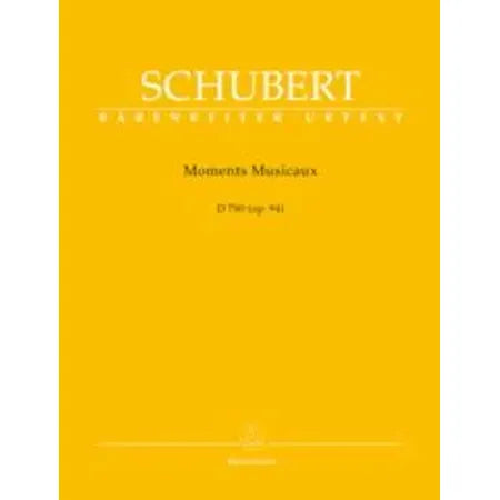 Schubert, Franz: Moments Musicaux D780 Piano