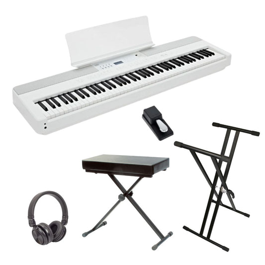 Kawai ES920 Portable Satin White Digital Piano - Standard Bundle