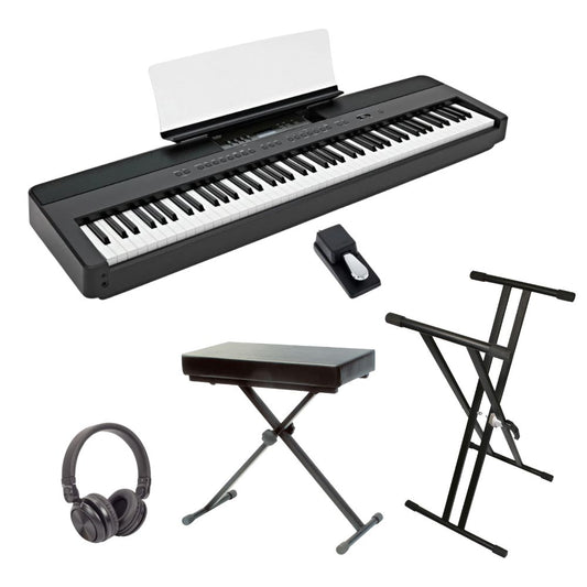 Kawai ES920 Portable Satin Black Digital Piano - Standard Bundle