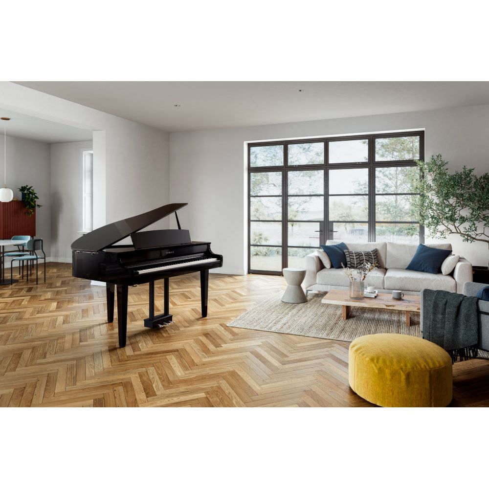 Yamaha CLP865GP Polished Black Clavinova Grand Digital Piano