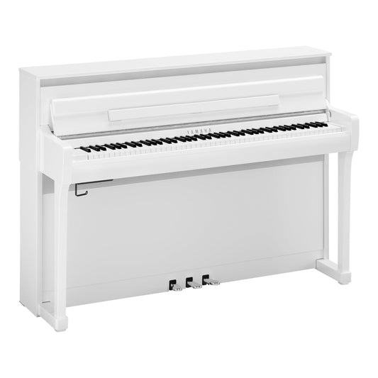 Yamaha CLP885WH Polished White Clavinova Digital Piano