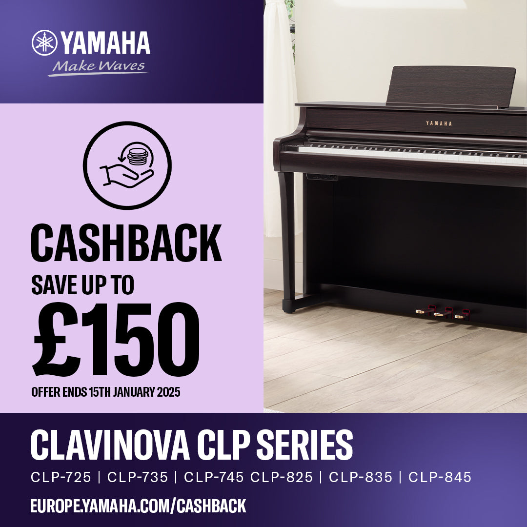 Yamaha CLP825 Clavinova Digital Piano | £100 Cashback After Purchase