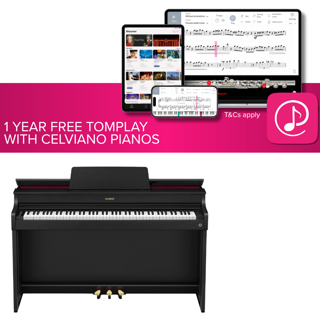 Casio Celviano AP750B Satin Black Home Digital Piano (Demo Model)