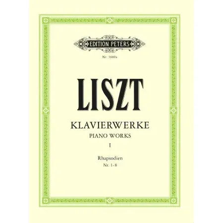 Liszt: Piano Works Vol 1, Hungarian Rhapsodies Nos.1-8