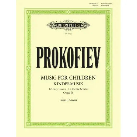 Prokofiev, Sergei: Music for Children: 12 Easy Pieces Op. 65 (Musik für Kinder) (Piano Solo)