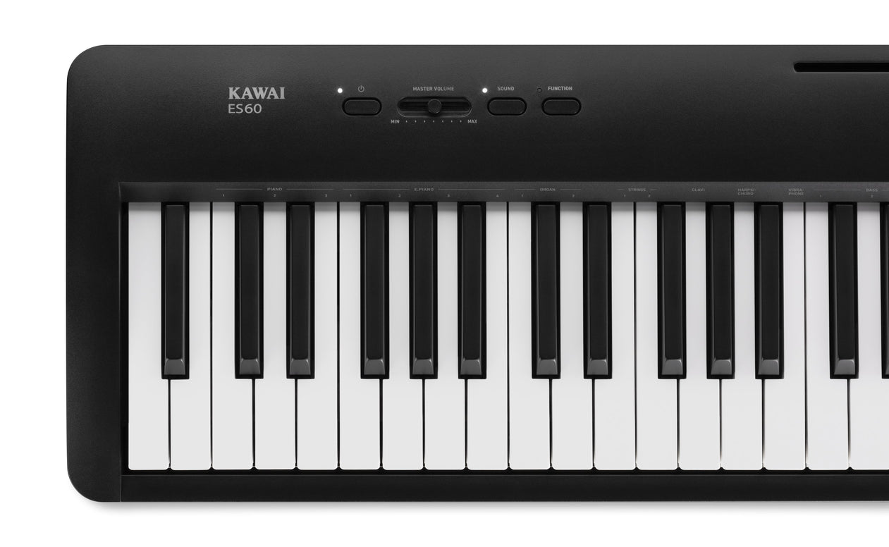 Kawai ES60 Portable Digital Piano, Black