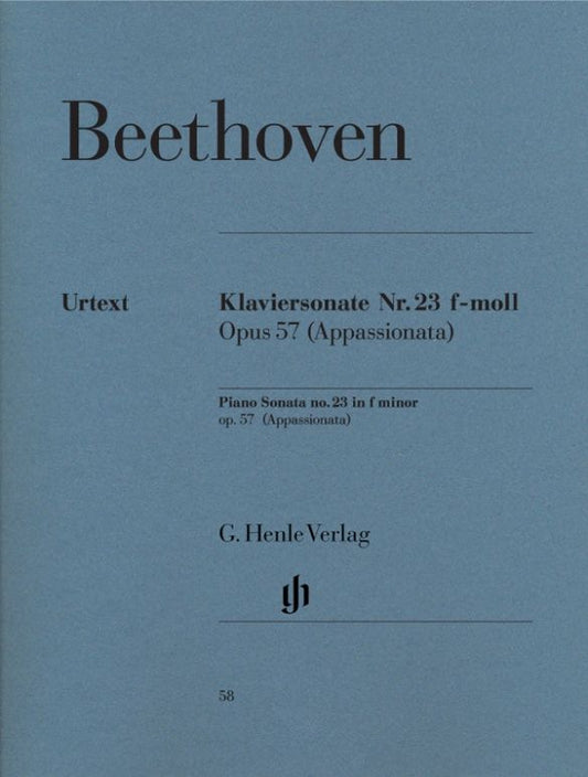 Beethoven, Ludwig van: Piano Sonata no. 23 in f minor op. 57 (Appassionata)