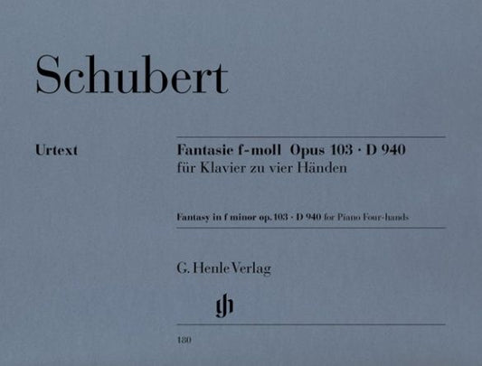 Schubert, Franz: Fantasy in f minor op. 103 D 940