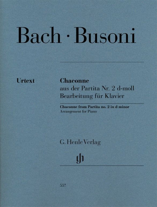 Bach, Johann Sebastian / Busoni, Ferruccio: Chaconne from Partita no. 2 in d minor