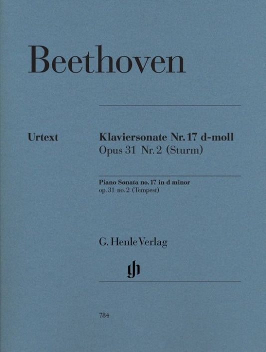 Beethoven, Ludwig van: Piano Sonata no. 17 in d minor op. 31,2 (Tempest)