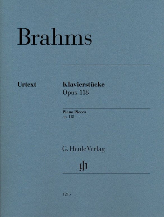 Brahms, Johannes: Piano Pieces op. 118 no. 1-6