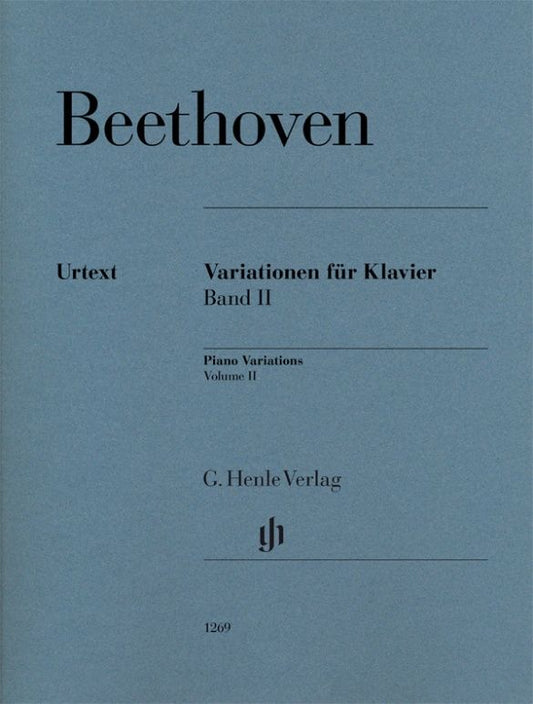 Beethoven, Ludwig van: Piano Variations Volume II