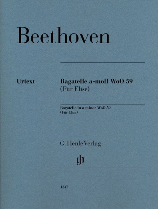 Beethoven, Ludwig van: Bagatelle in a minor WoO 59 (Für Elise)