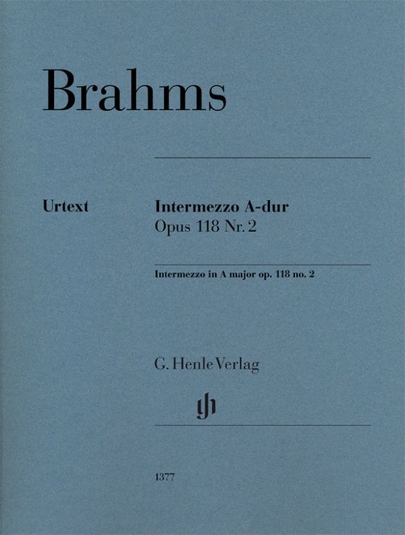 Brahms, Johannes: Intermezzo in A major op. 118 no. 2