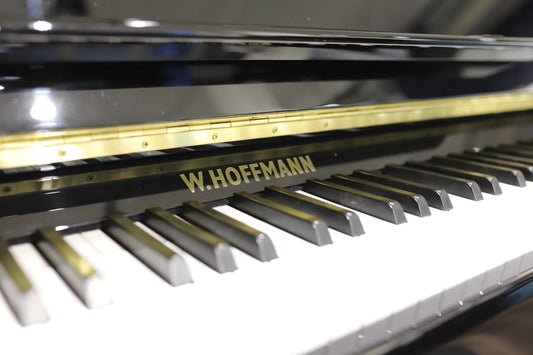 W.Hoffmann Vision V112 Polished Black Upright Piano (Second Hand)