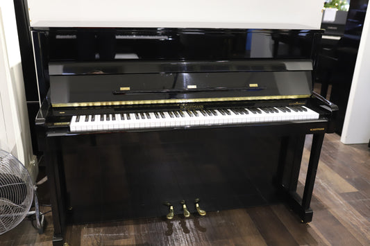 W.Hoffmann Vision V112 Polished Black Upright Piano (Second Hand)
