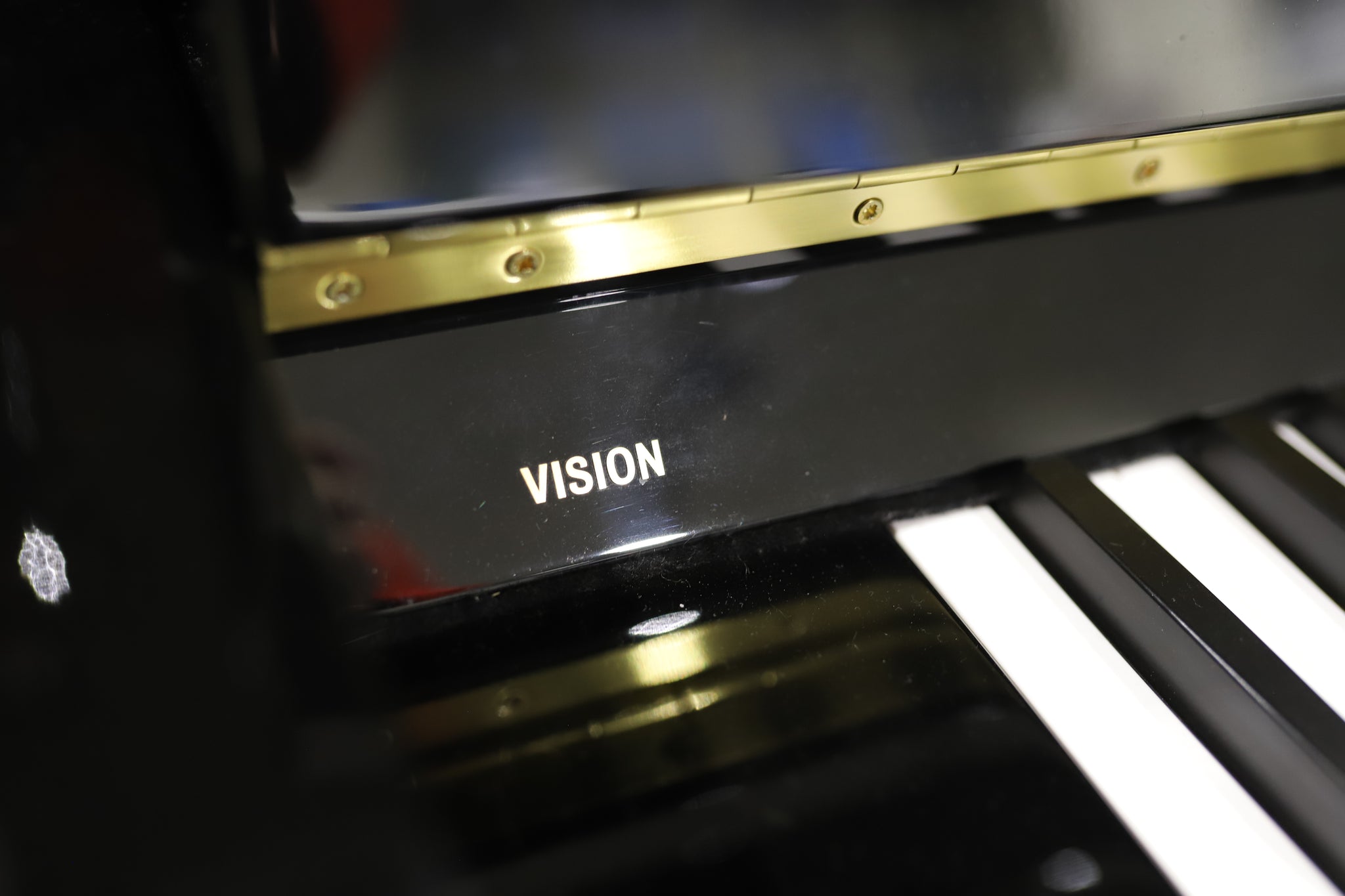 W.Hoffmann Vision V112 Polished Black Upright Piano (Second Hand)
