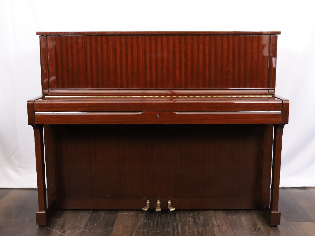 Yamaha SU118 Professional Secondhand Upright Piano, Polished Mahogany