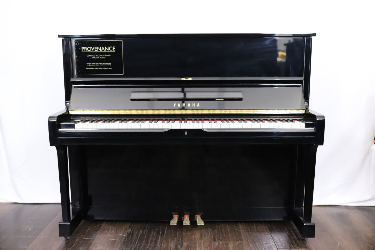 Yamaha U1A Reconditioned Secondhand Professional Upright Piano (4178330), Polished Black